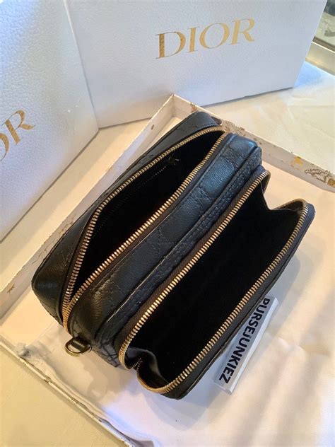 dior caro double pouch